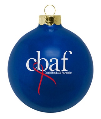 Click here for additional designs of Glass Custom Ornaments for Non profit organizations and charities