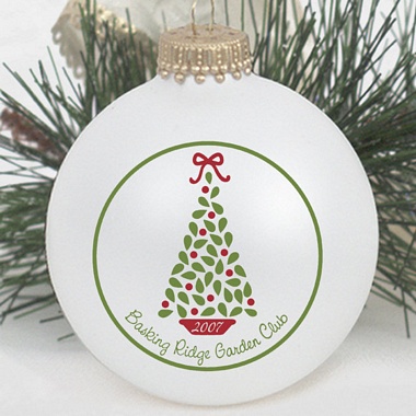 Click here for additional designs of Glass Fundraiser Ornaments for Clubs and Associations
