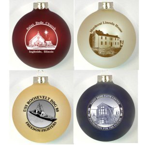 Custom Glass Ornaments for Fundraising Events