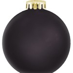 Satin Black Ornament Shatterproof ORNT_black_satin