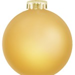 Satin Gold Ornament Shatterproof ORNT_gold_satin