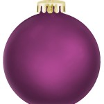 Satin Purple Ornament Shatterproof ORNT_purple_satin
