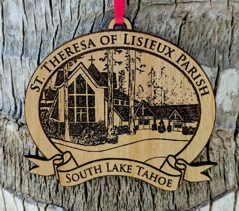 St. Theresa of Lisieux Parish Wood Ornament