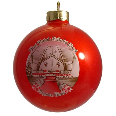 Christmas Fundraising Ornament for United Methodist Church