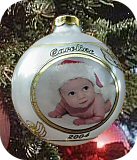 christmas photo ornaments personalized